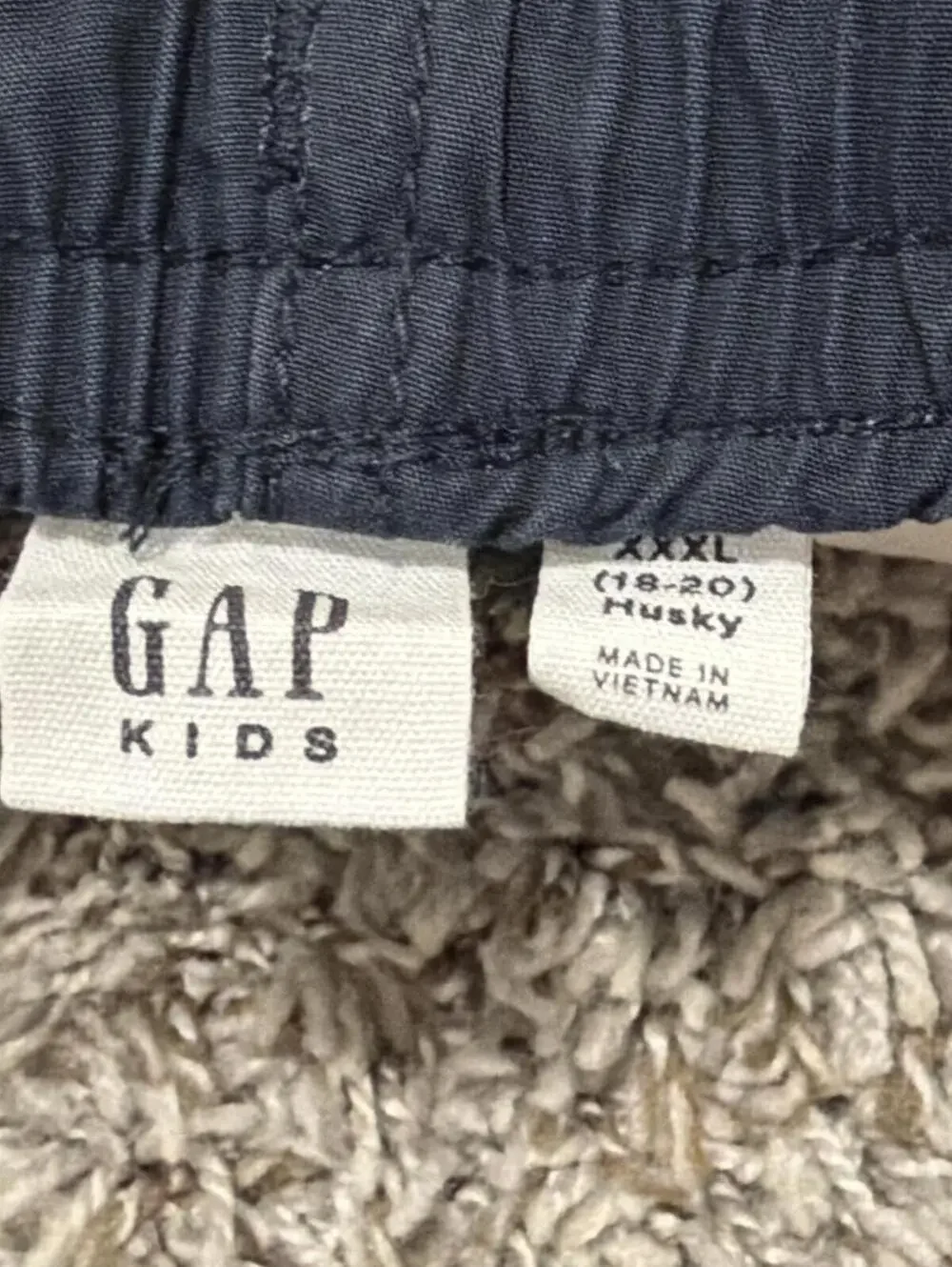 GAP Kids Boys Pull on Twill Navy Blue Shorts XXXL Husky
